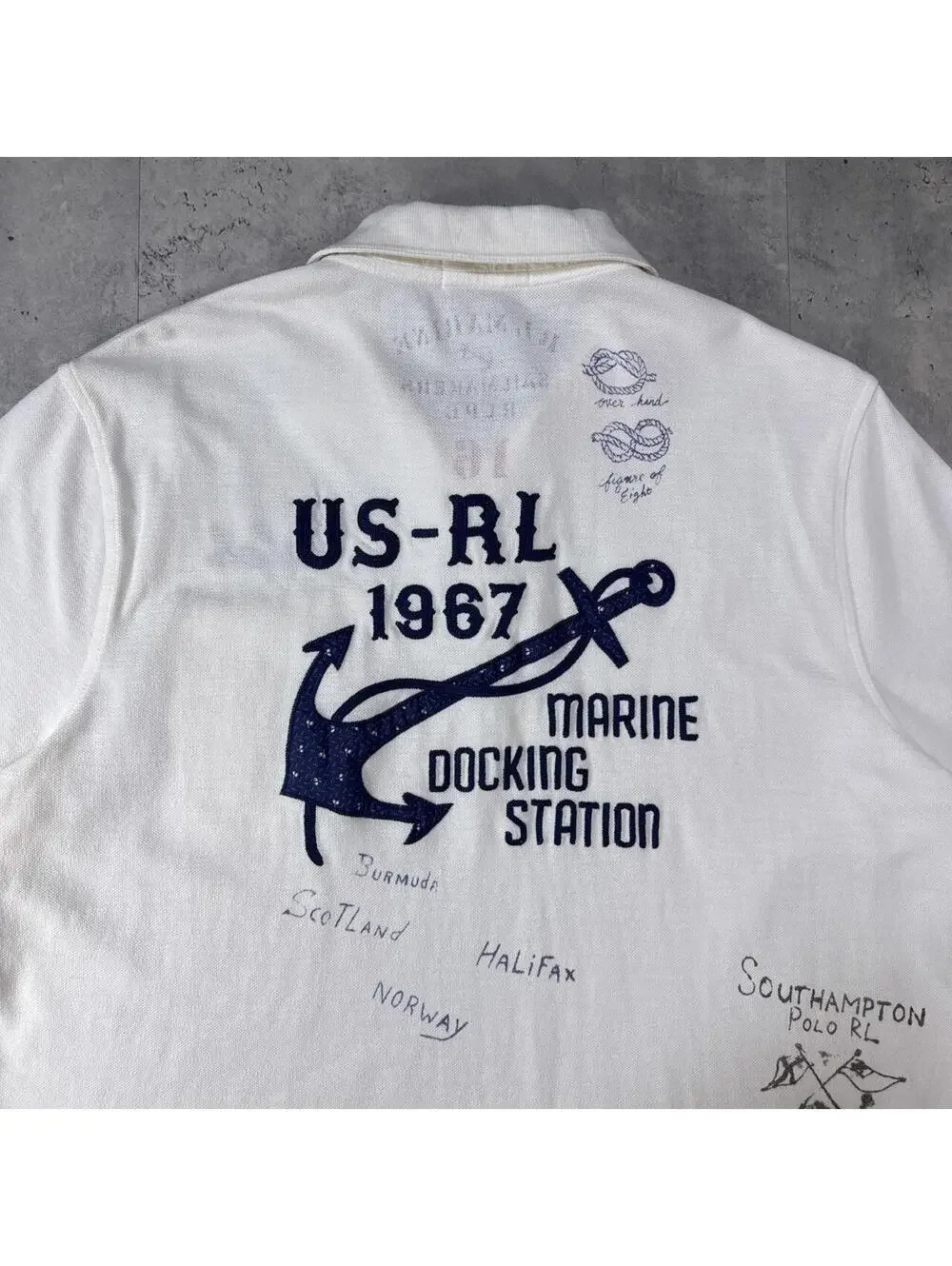 Y2K Polo Ralph Lauren 00s US RL Docking Station Polo Shirt